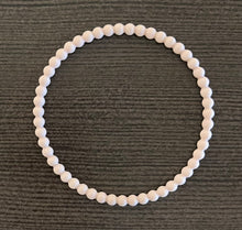  Sheer Pink Beaded Bracelet