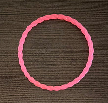  Pink Glitter Twist Bracelet