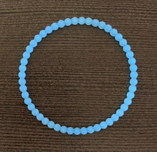  Blue Glitter Beaded Bracelet