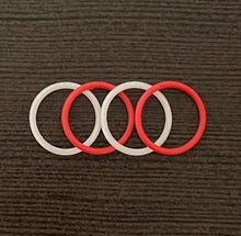  Candy Cane Kisses Rings