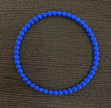  Blue Sapphire Metallic Beaded Bracelet
