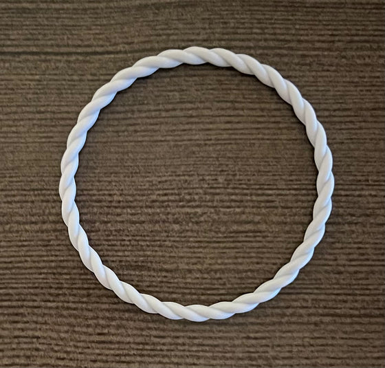 Light Grey Twist Bracelet