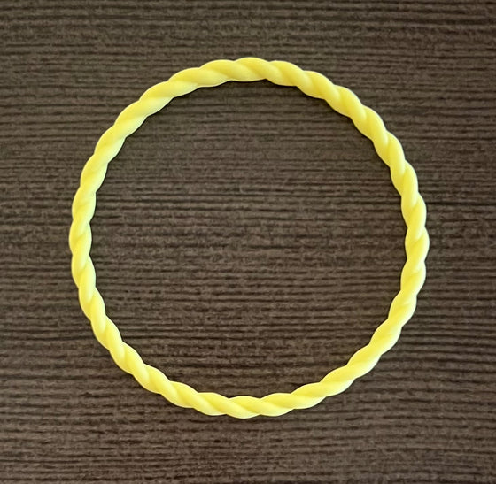 Pastel Yellow Twist Bracelet