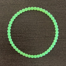  Green Glitter Beaded Bracelet