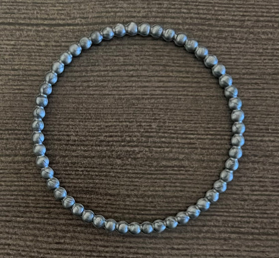 Silver Beaded Bracelet
