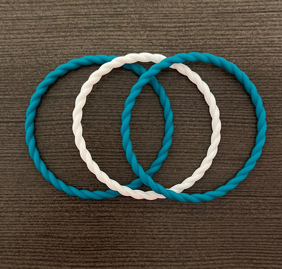 PCOS Awareness Twist Bracelets