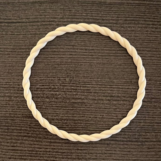 White Swan Twist Bracelet