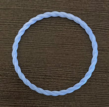  Baby Blue Pearl Twist Bracelet