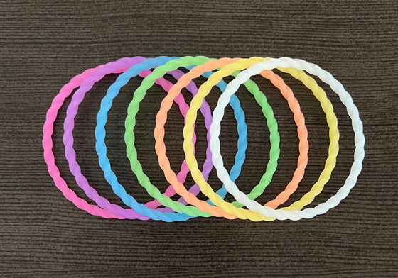 Glow In The Dark Twist Bracelets
