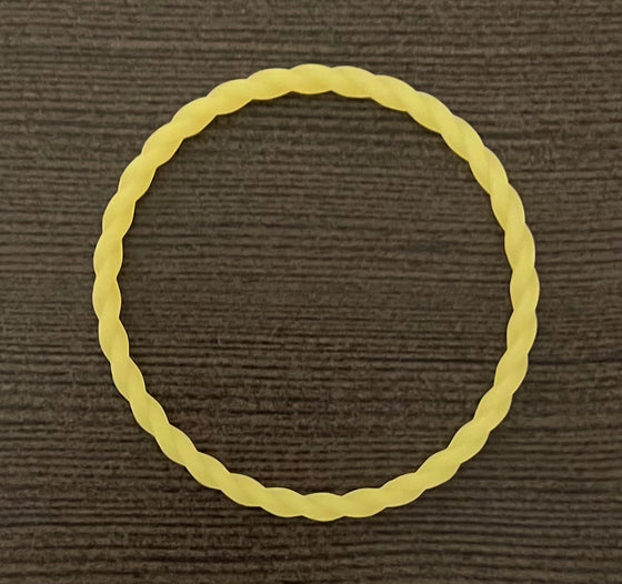 Yellow Glow In The Dark Twist Bracelet