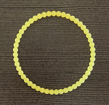  Yellow Glitter Beaded Bracelet