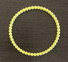  Pastel Yellow Beaded Bracelet