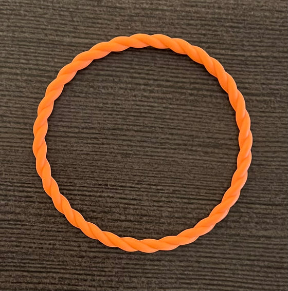 Coral Rose Twist Bracelet