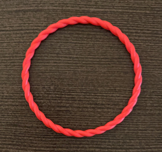 Candy Apple Metallic Twist Bracelet