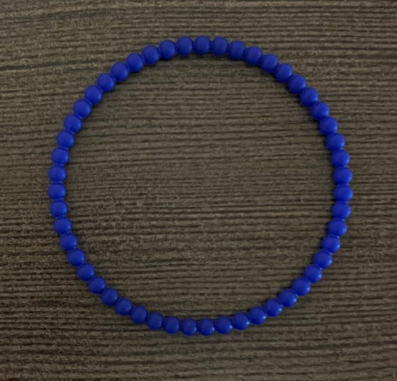 Royal Blue Beaded Bracelet