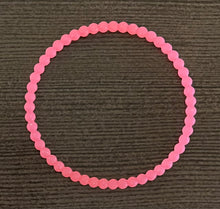  Pink Glitter Beaded Bracelet
