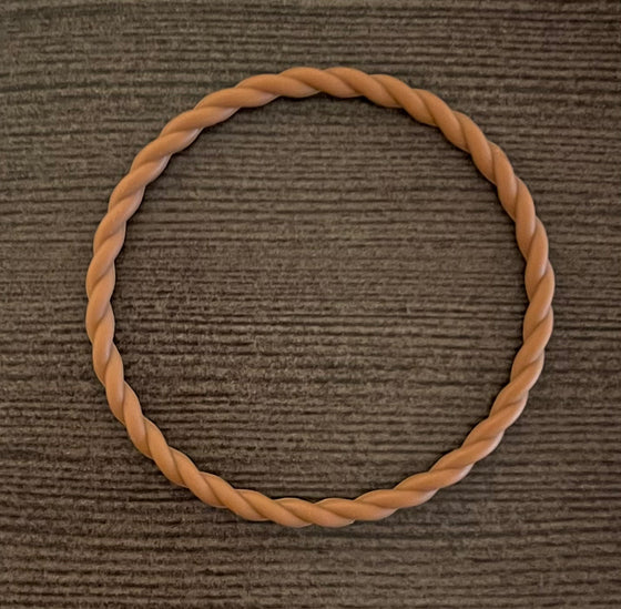 Raw Umber Twist Bracelet
