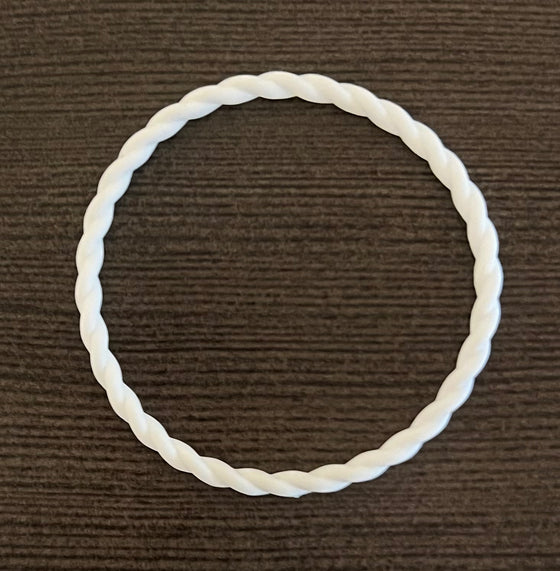 White Twist Bracelet