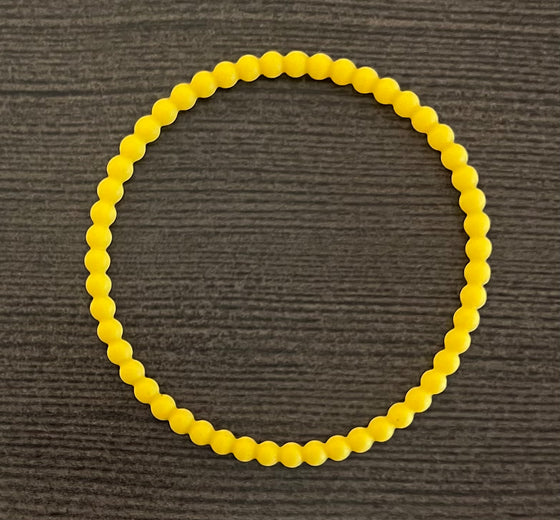 Misted Marigold Beaded Bracelet